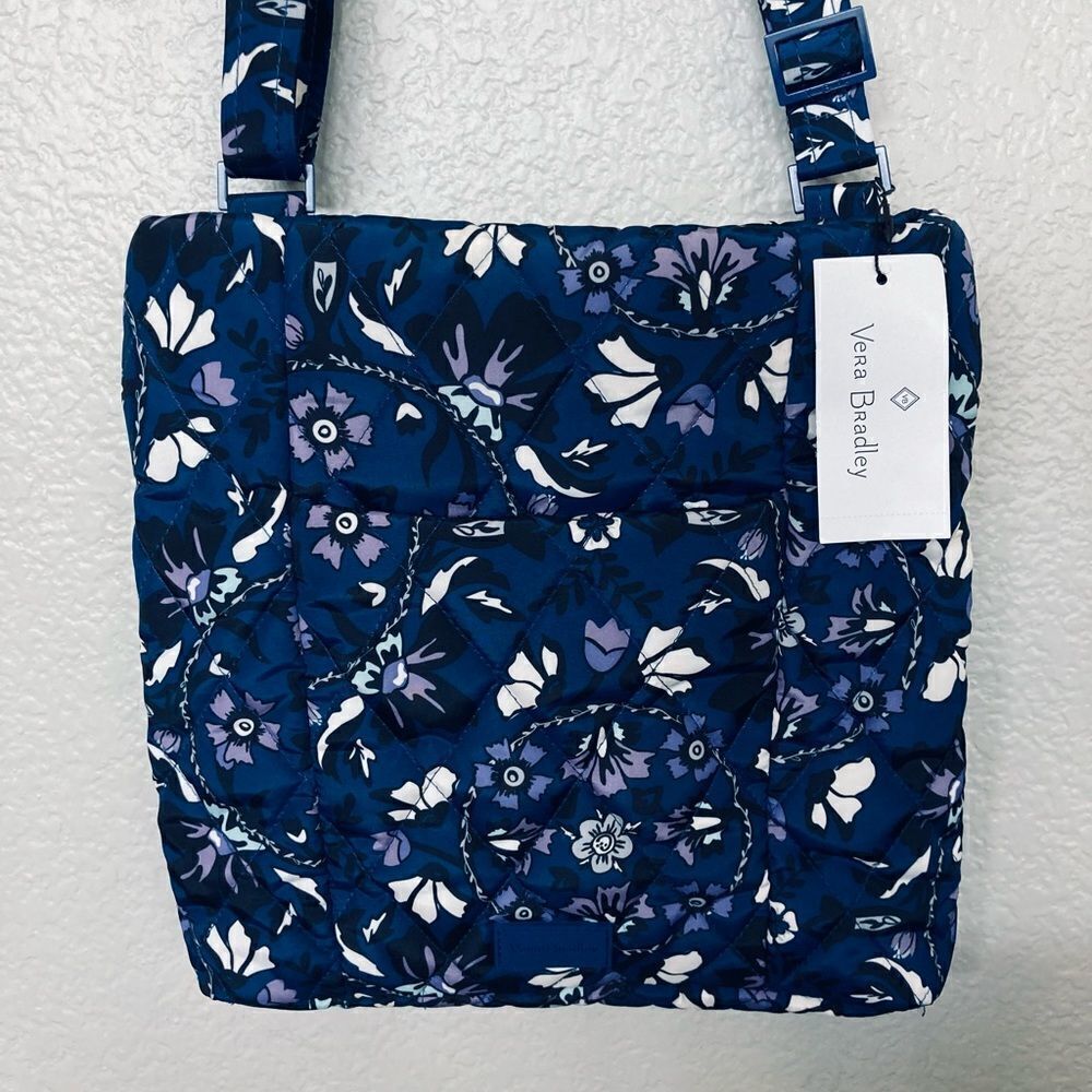 Vera Bradley Fleur Medallion Ultralight Hipster Floral Crossbody Bag